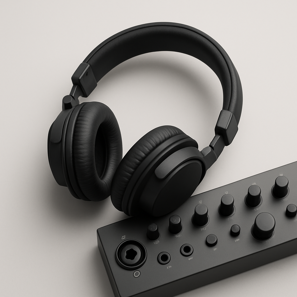 A studio headphone