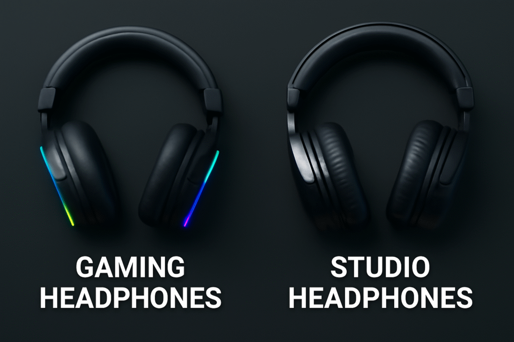 Gaming headphone vs studio headphones