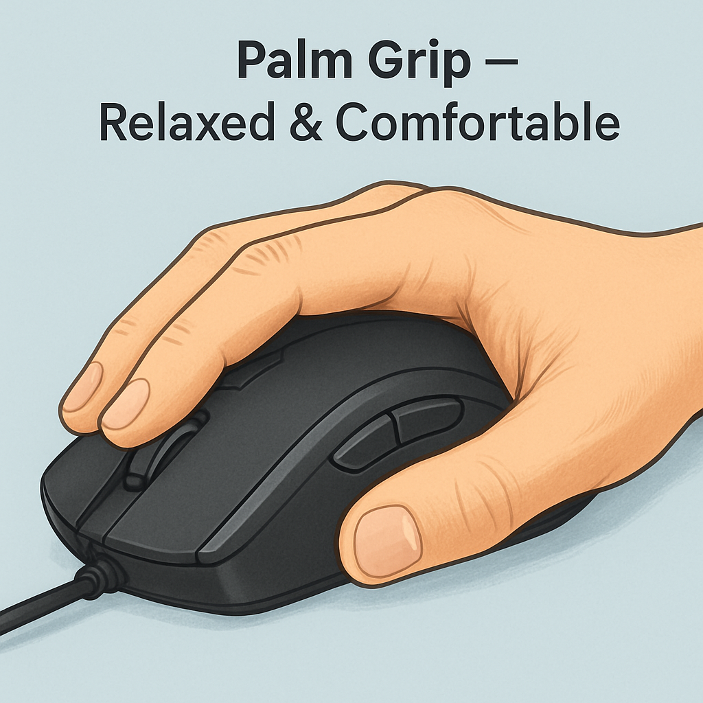 Image showing palm grip as a comfortable grip